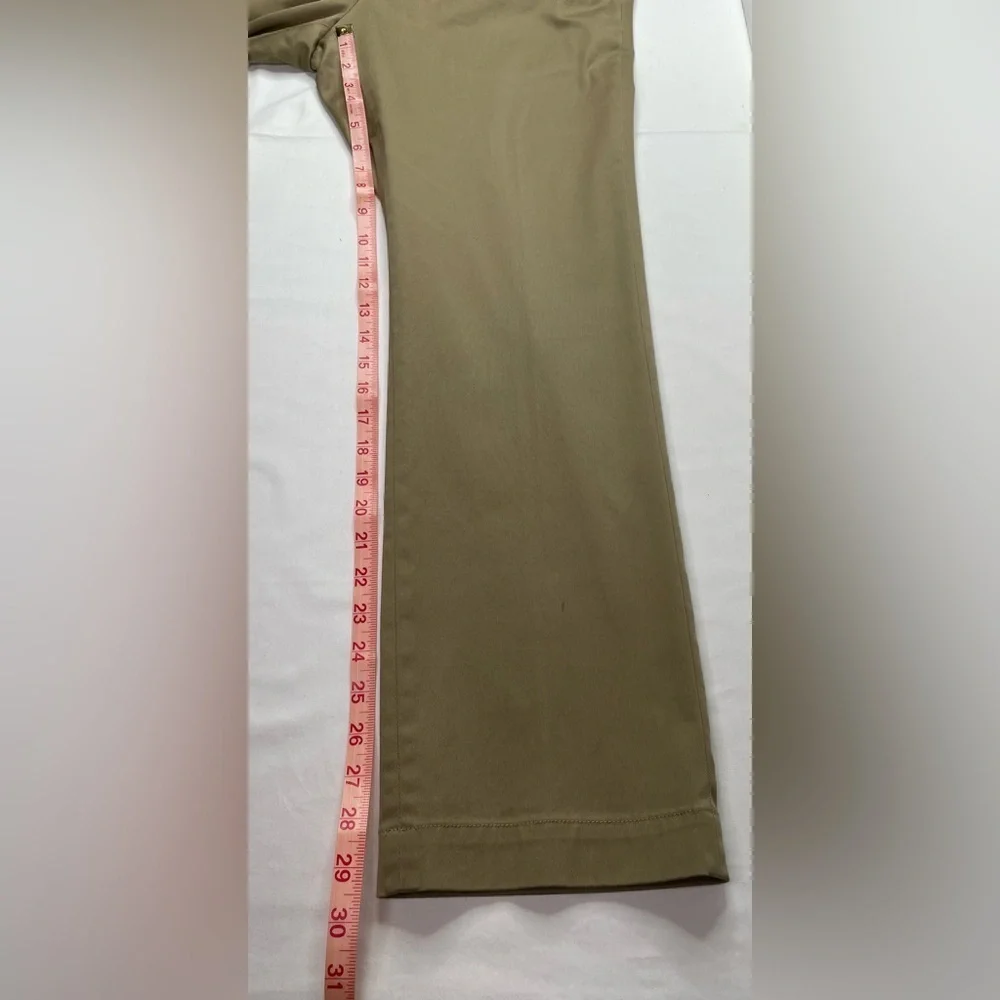 Banana Republic Aiden Chino Tan Classic Cotton-Blend Pants 34 X 30